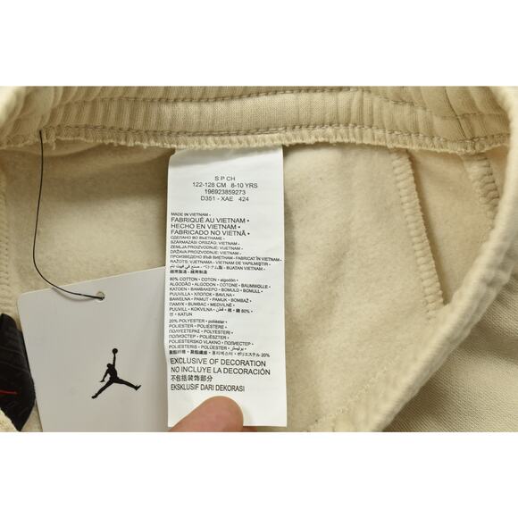 NEW Jordan Girls Legend Lt Brown Cargo Sweatpants Regular Size S 8-10 YRS - Picture 8 of 8